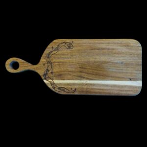 Ethereal Serpent Cutting Board