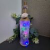 Decoupage Butterfly and Floral Light-Up Wine Bottle Lamp