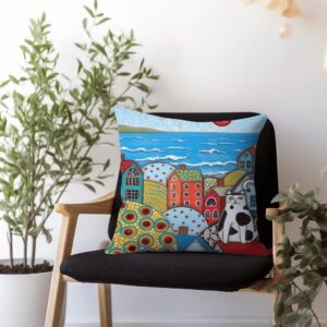 Little village scatter cushions (50cm x 50cm)