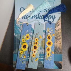 sunflower bookmark