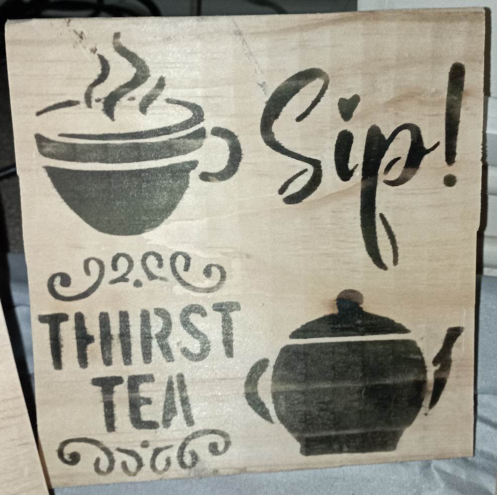 Sip! Thirst Tea Wooden Plaque