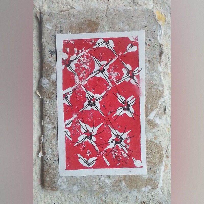 Handmade Linocut Cards (Mixed set of 5)