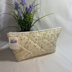 Large Quilted Flat Bottom Pouch