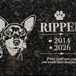 Granite Grave Marker for Pet (Medium)