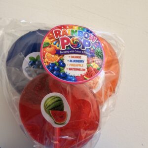 Rainbow Pop Gourmet Suckers (Set of 4)