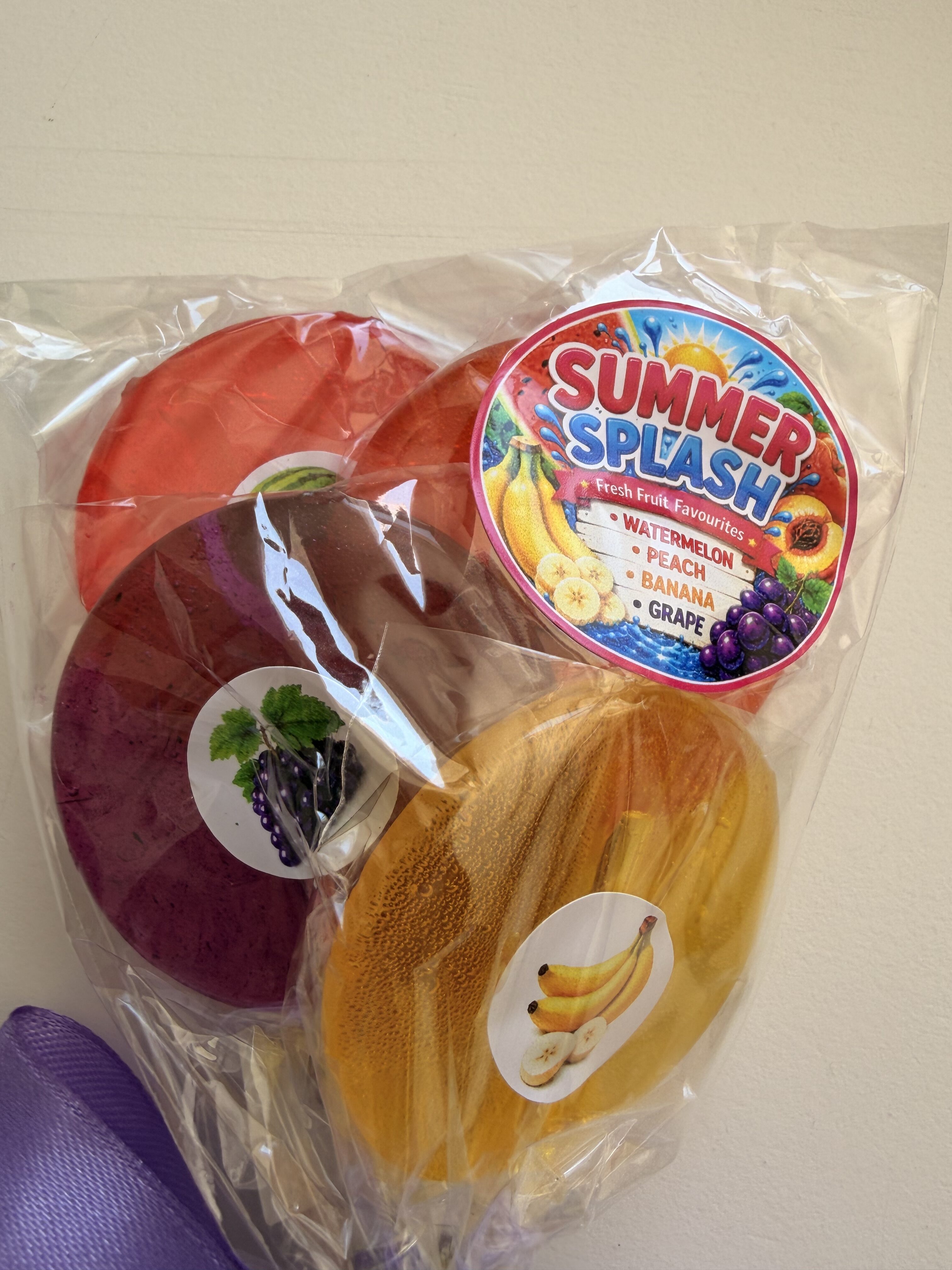 Summer Splash Suckers (Set of 4)