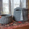 Crochet Storage Basket Set