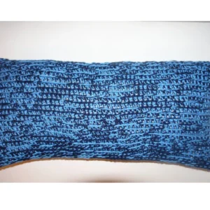 Navy & Slate Blue Textured Cushion