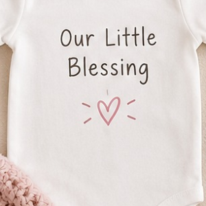 “Our Little Blessing” Baby Grow