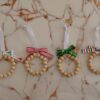 Christmas tree ornament natural wreath